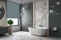Rollo Blackout Reflex 3885 Badezimmer