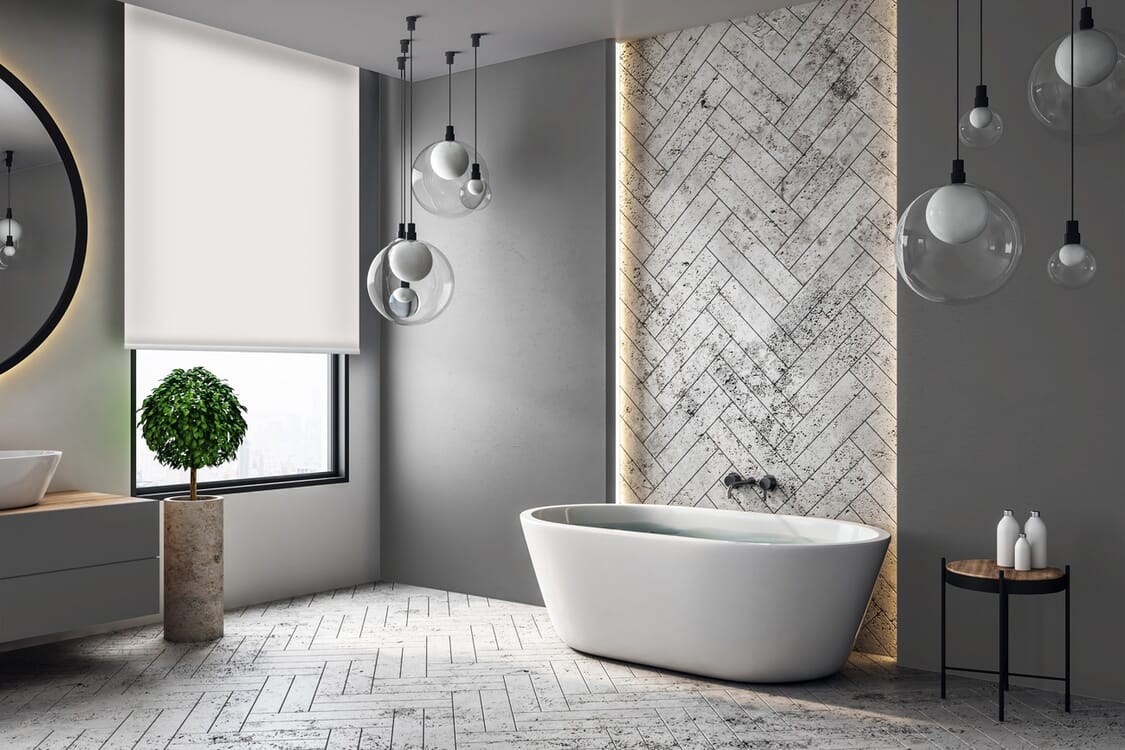 Rollo Blackout Reflex 3886 Badezimmer