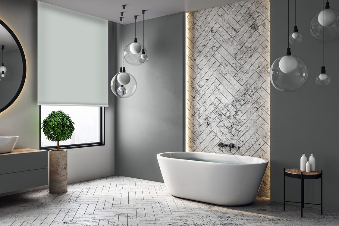 Rollo Blackout Reflex 3887 Badezimmer