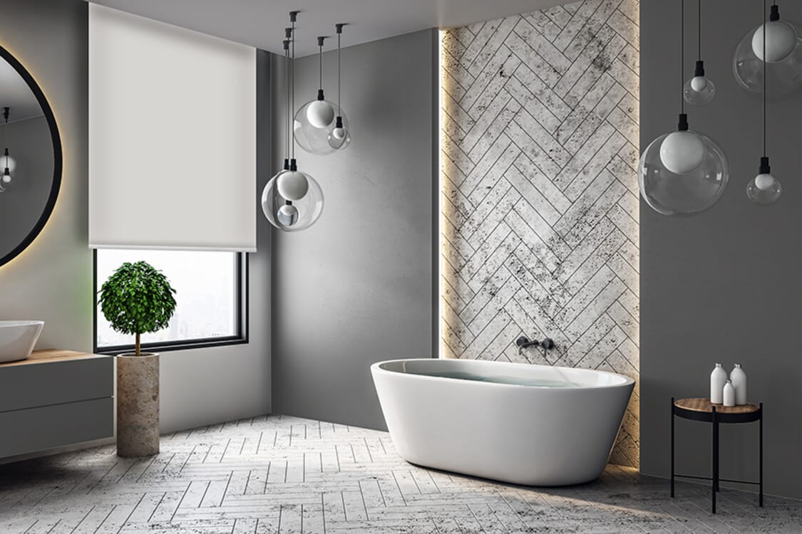 Rollo Broto Blackout 3911 Badezimmer