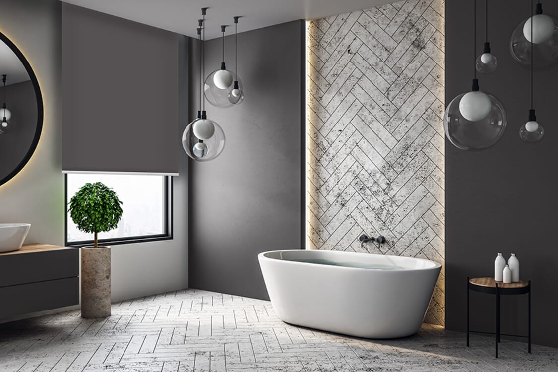 Rollo Girona Blackout 3922 Badezimmer