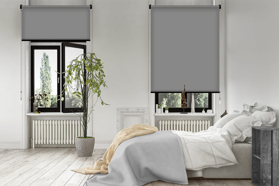 Rollo Girona Dimout 3927 Schlafzimmer