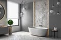 Rollo Greve 3711 weiß - Badezimmer