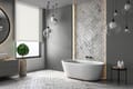 Rollo Greve 3713 hellbeige - Badezimmer