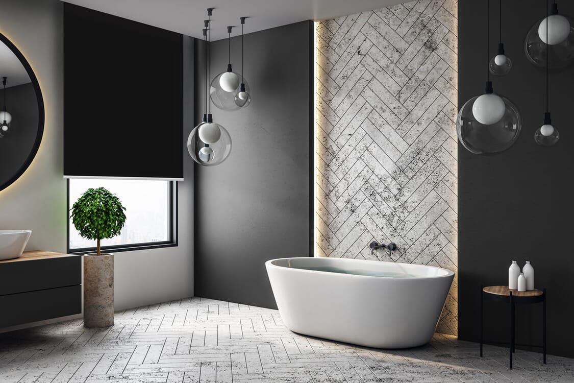 Rollo Grezzo 3800 Badezimmer