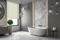 Rollo Grezzo 3801 Badezimmer