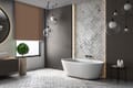 Rollo Grezzo 3802 Badezimmer