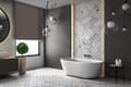 Rollo Grezzo 3803 Badezimmer