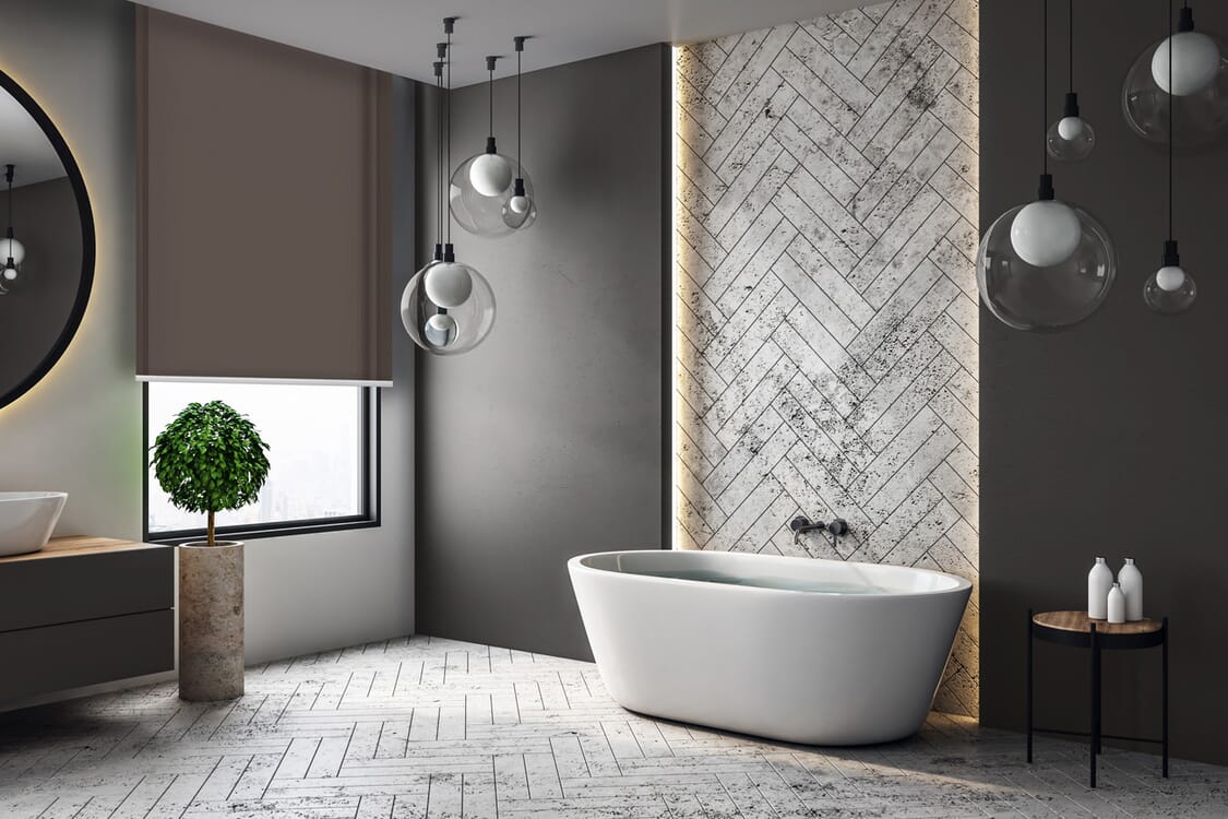 Rollo Grezzo 3803 Badezimmer