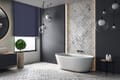 Rollo Grezzo 3806 Badezimmer