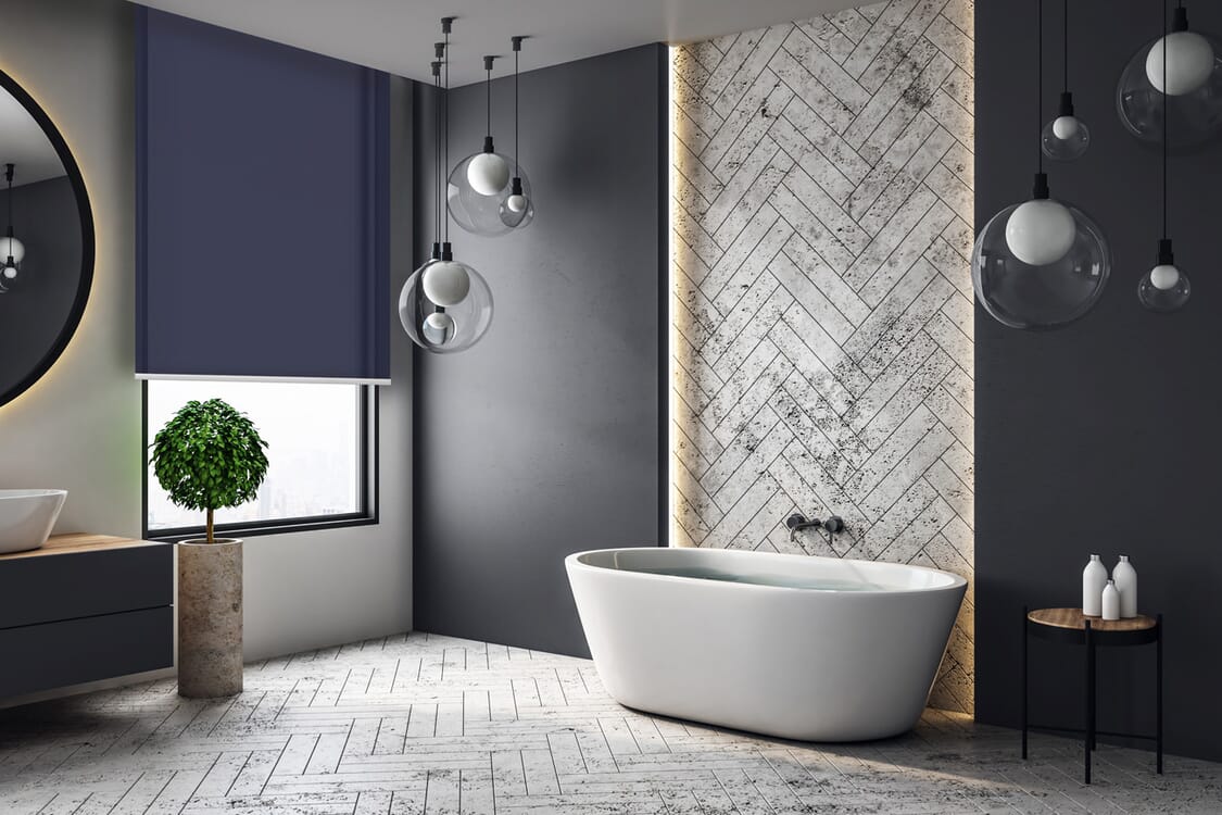 Rollo Grezzo 3806 Badezimmer