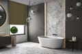 Rollo Grezzo 3810 Badezimmer