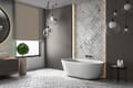 Rollo Grezzo 3816 Badezimmer