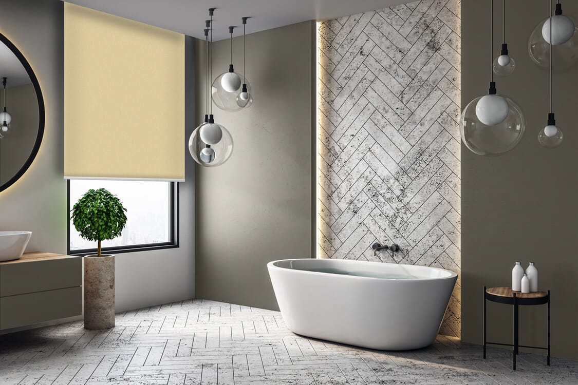 Rollo Grezzo Blackout 3870 Badezimmer