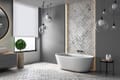 Rollo Grezzo Blackout 3874 Badezimmer