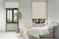 Rollo Grezzo Blackout 3876 Schlafzimmer