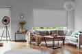 Rollo Grezzo Blackout 3877 Wohnzimmer