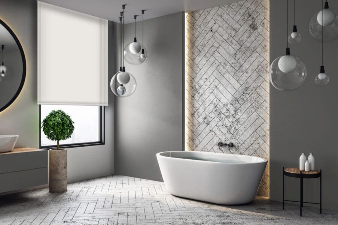 Rollo Levigo 3731 in Beige - Badezimmer