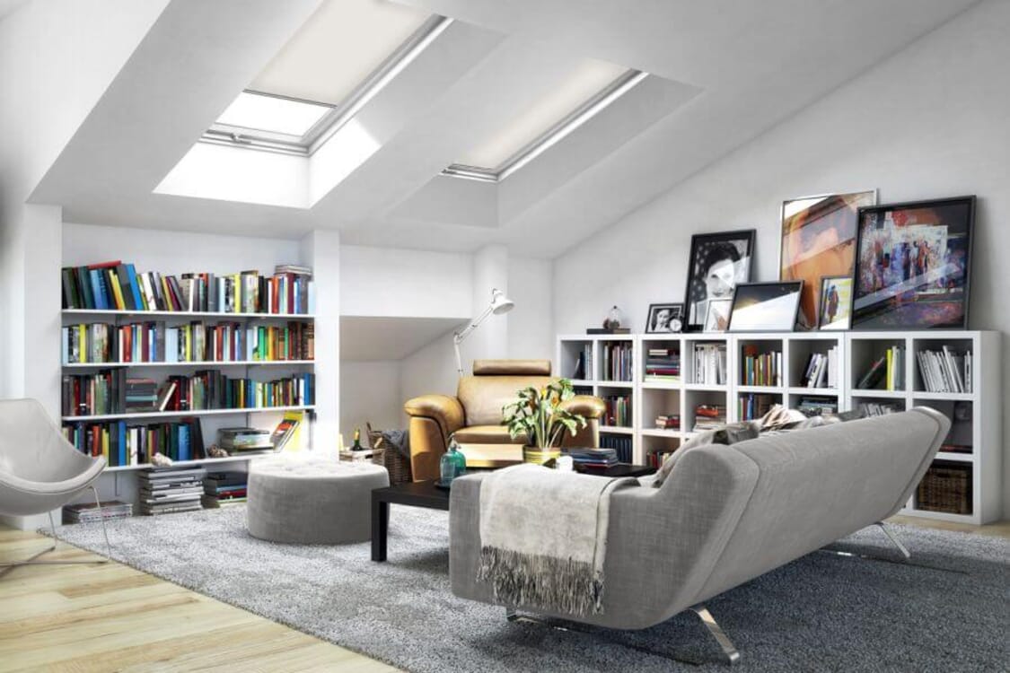 Rollo Levigo 3731 in Beige - Dachfenster Wohnzimmer