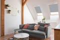 Rollo Levigo 3732 in grau - Dachfenster Wohnzimmer