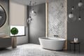 Rollo Marron 3767 Badezimmer