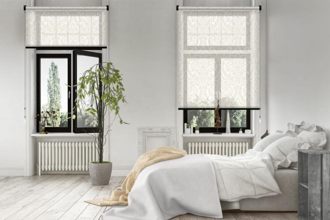 Rollo Pala 3747 in beige-grau - Schlafzimmer