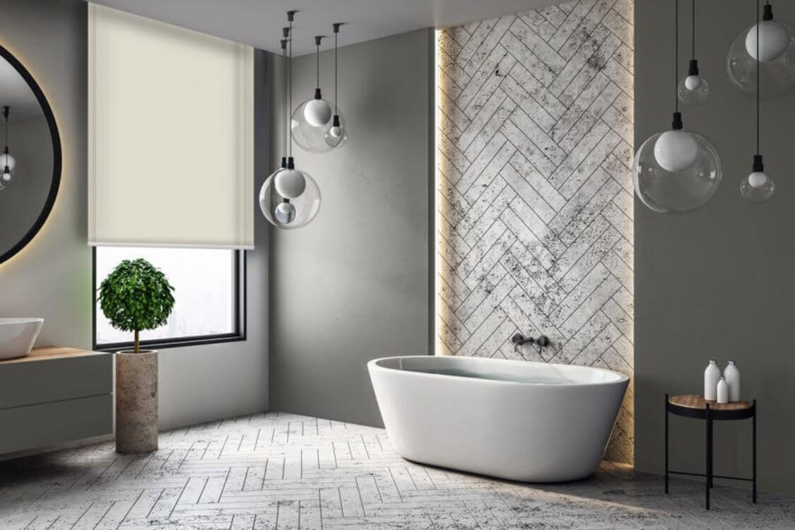 Rollo Sotti 3720 in Beige - Badezimmer