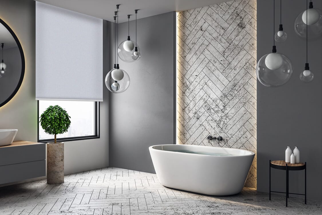 Rollo Vento Blackout 3862 Badezimmer