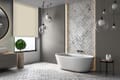Rollo Vento Blackout 3865 Badezimmer