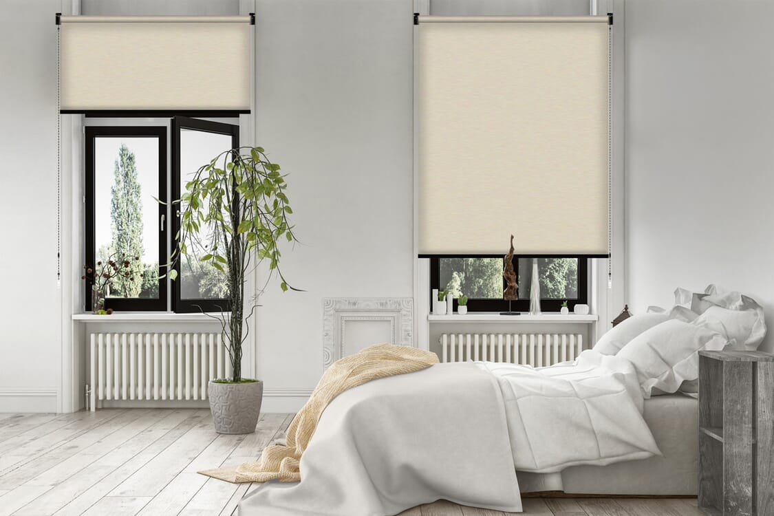 Rollo Vento Blackout 3865 Schlafzimmer
