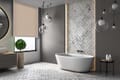 Rollo Vento Blackout 3866 Badezimmer
