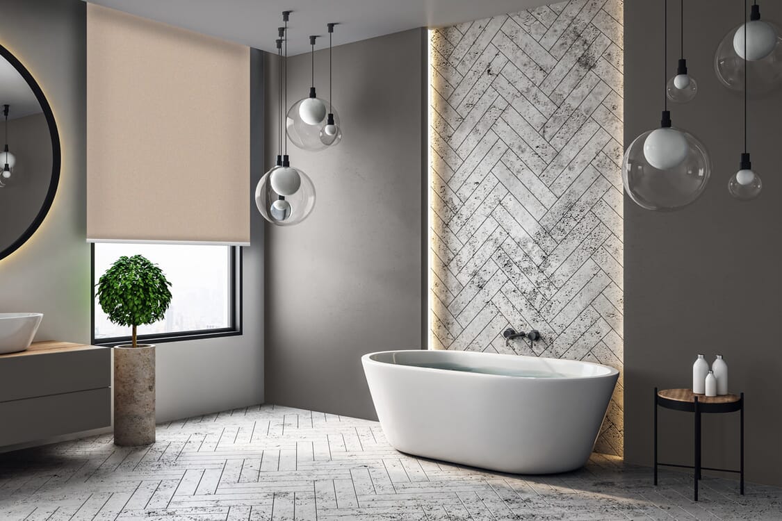Rollo Vento Blackout 3866 Badezimmer