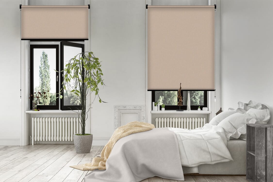 Rollo Vento Blackout 3866 Schlafzimmer