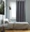 Grau Ösen Schlafzimmer