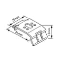 Halteclip Abmessungen