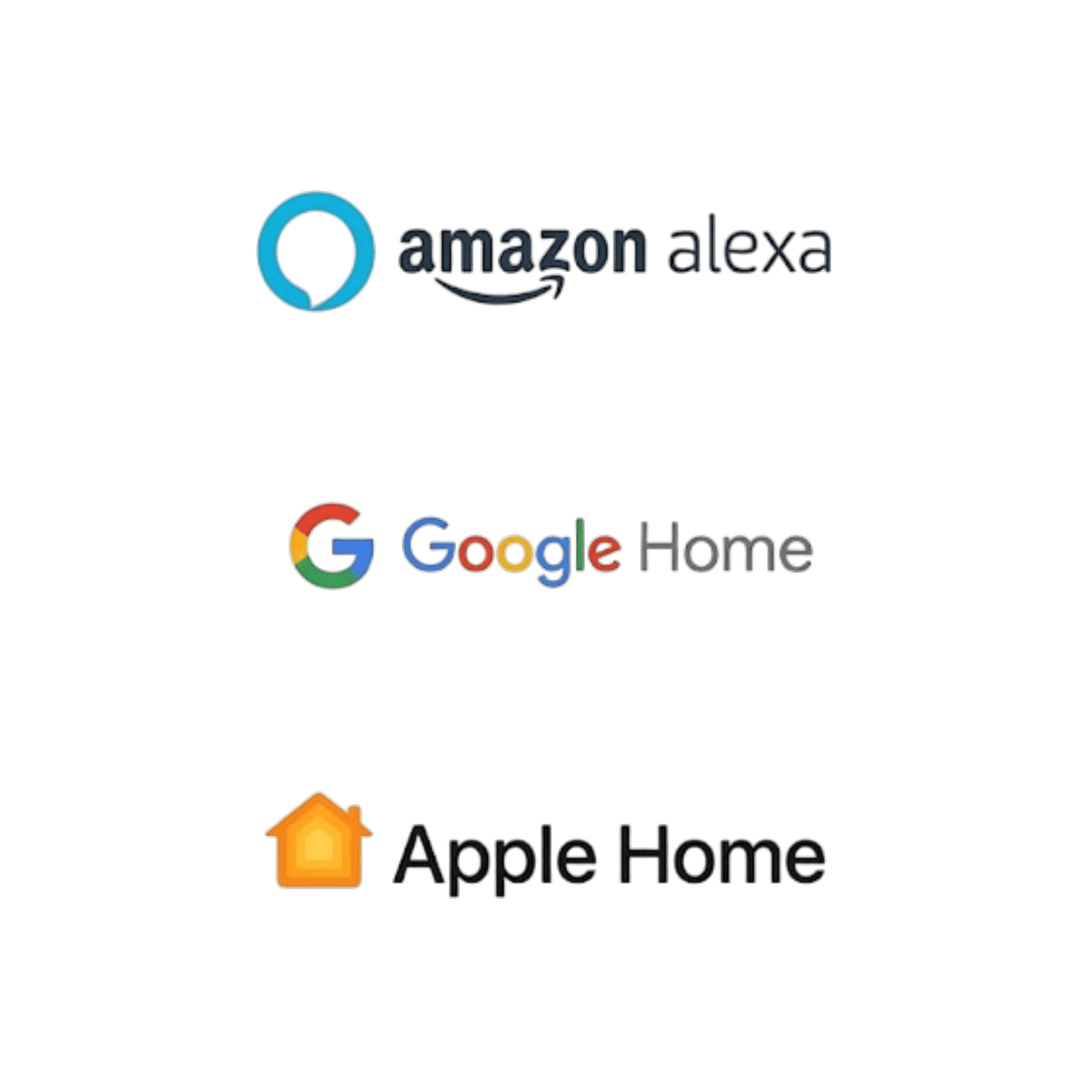 Kompatibel mit Amazon Alexa, Google Assistant und Apple Home