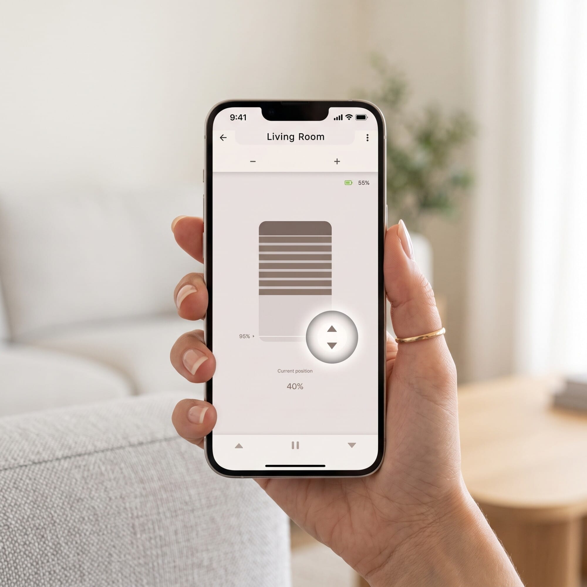 Sonnenschutz per Smartphone-App steuern