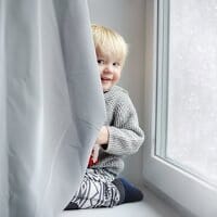 Kinderzimmervorhang mit vielen Schutzfunktionen