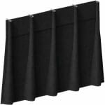 Vorhänge in Schwarz